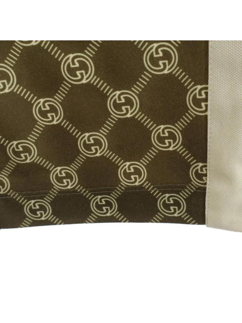 Gucci 22 AW Interlocking G Track Pants Sherry Line Side Snap Button Brown